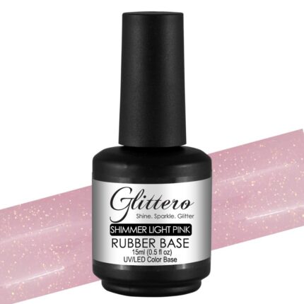 Rubber Base Shimmer Light Pink 15 ml