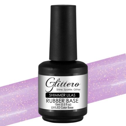 Rubber Base Shimmer Lilas 15 ml