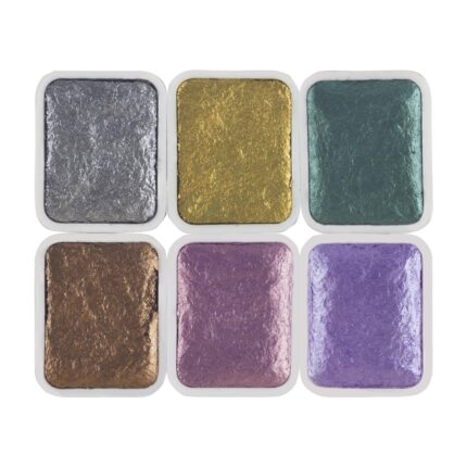 Acuarele Metalice Pink Slver Gold Shades